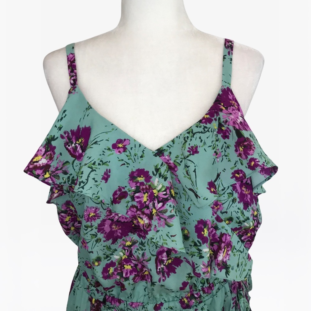 Sugarlips Ruffle Floral Print Women’s Mini Dress - M/L - Picture 6 of 16